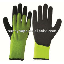 Les gants de travail thermique acrylique, le paume et le pouce ont creusé